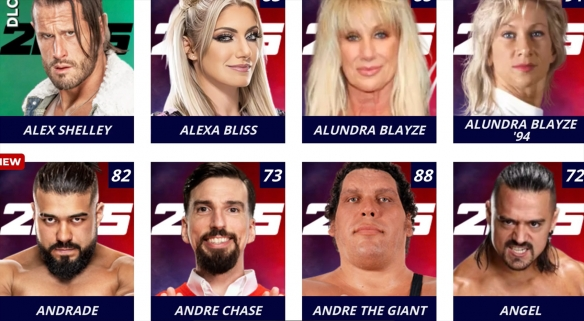 WWE2K25第二系列角色展示