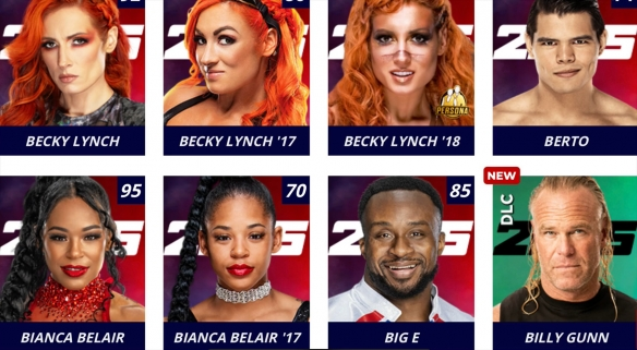 WWE2K25第四系列角色展示