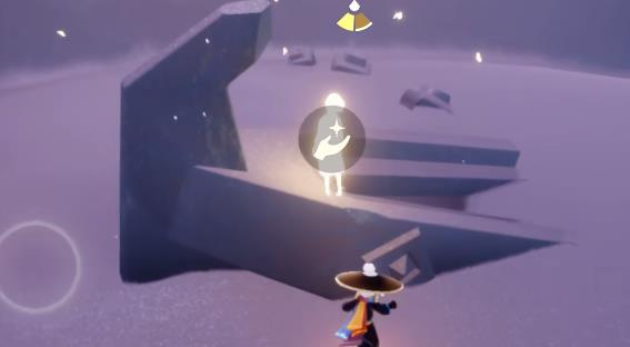 光遇晨岛岩石小金人位置