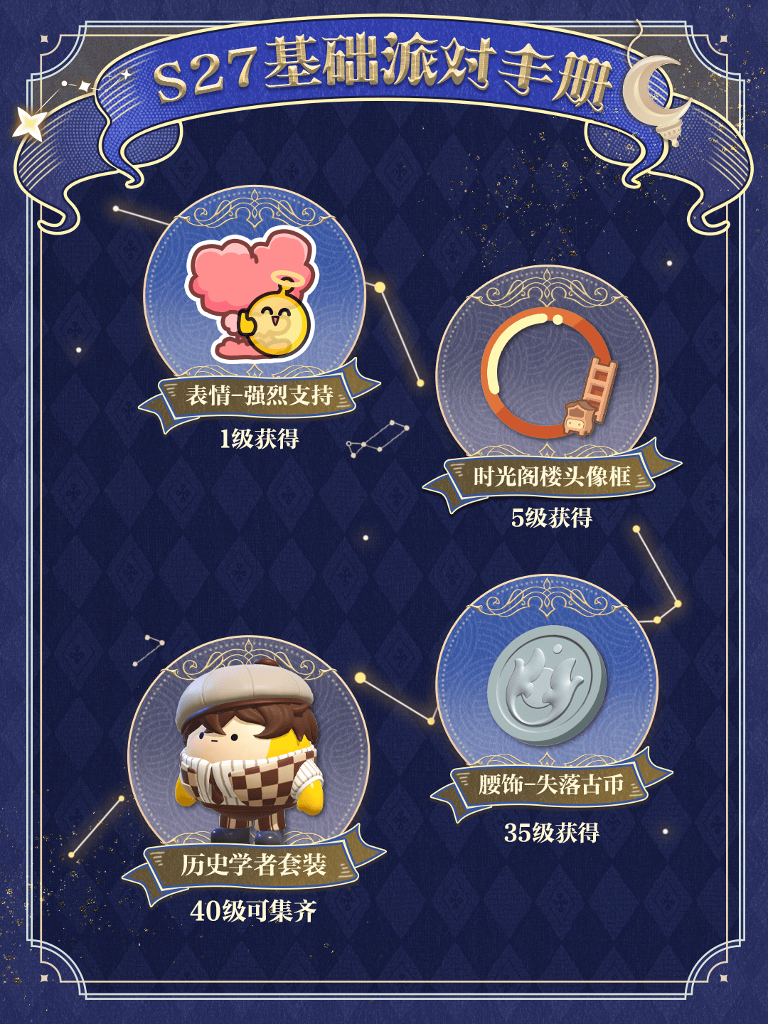 蛋仔派对S27赛季手册皮肤有哪些