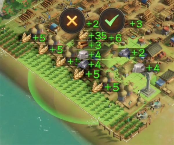 偃武不同建筑摆放思路介绍说明