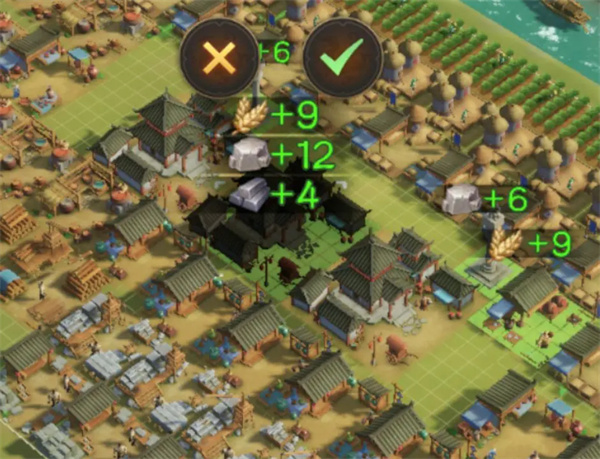 偃武不同建筑摆放思路介绍说明