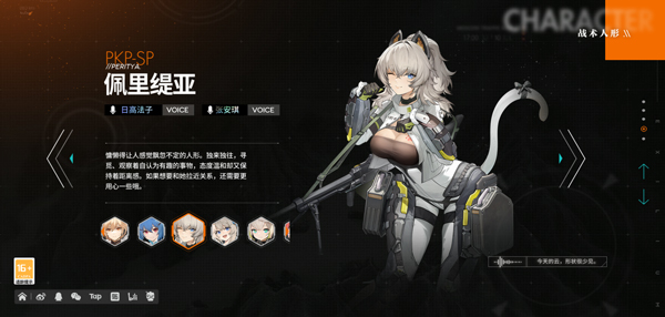 少女前线2佩里缇亚角色