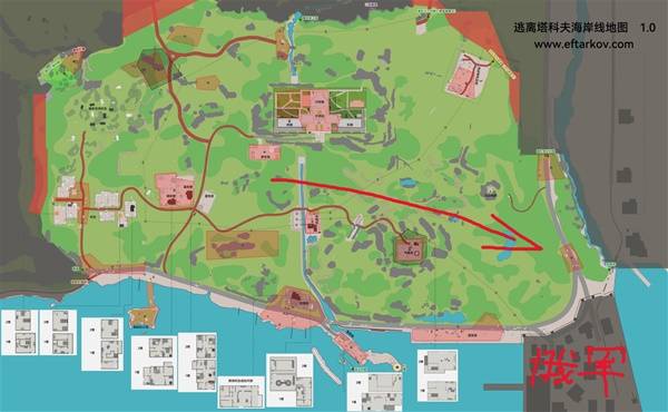 逃离塔科夫海岸线与军队通讯位置在哪 逃离塔科夫海岸线与军队通讯位置介绍