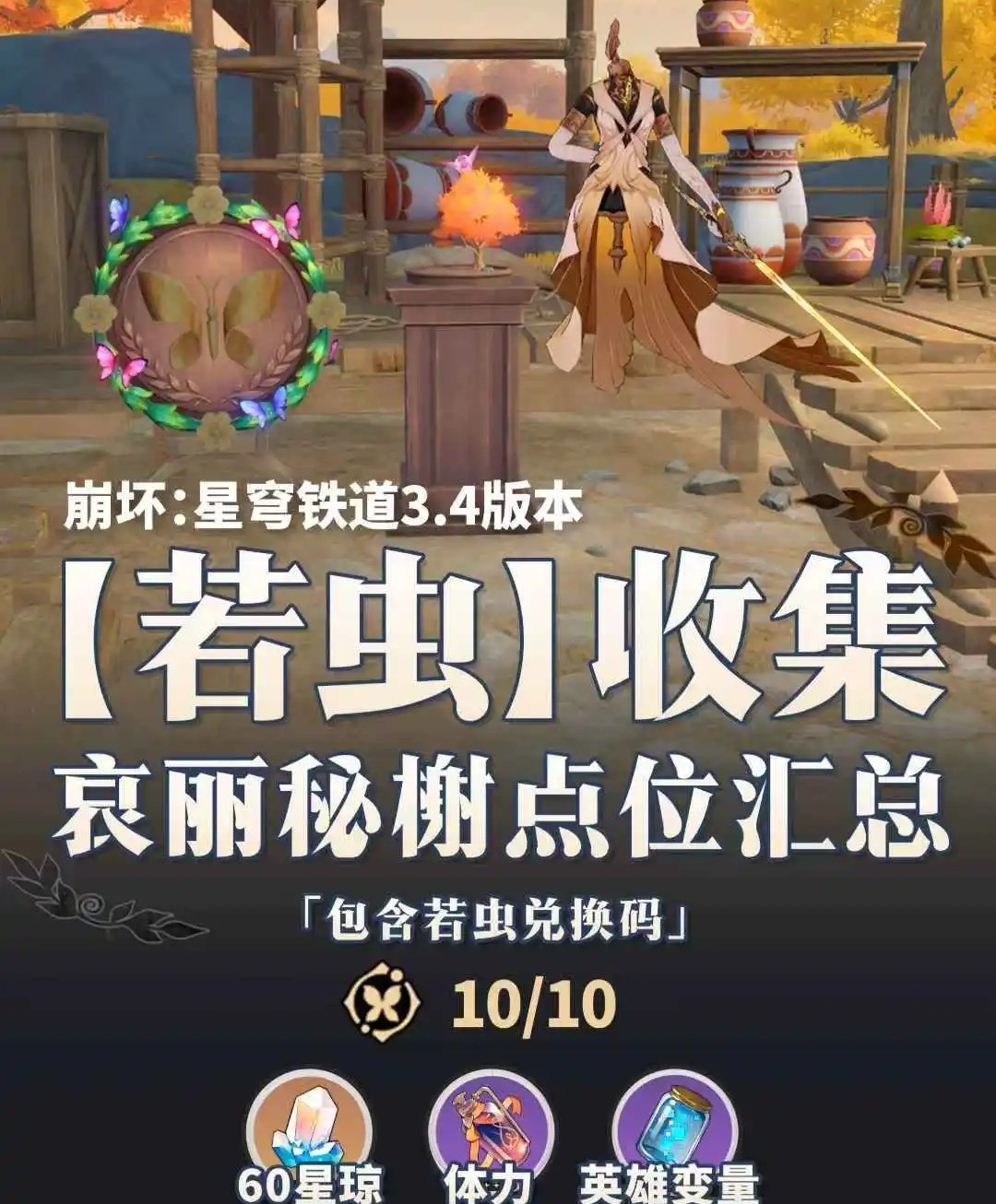 崩铁若虫奖励怎么拿 崩铁若虫全收集