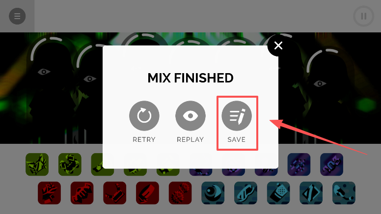 节奏盒子Terror模组保存界面