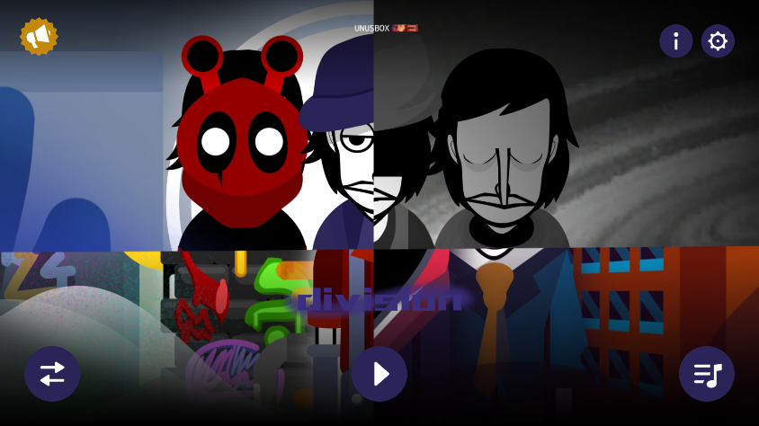 节奏盒子Divide模组开始界面