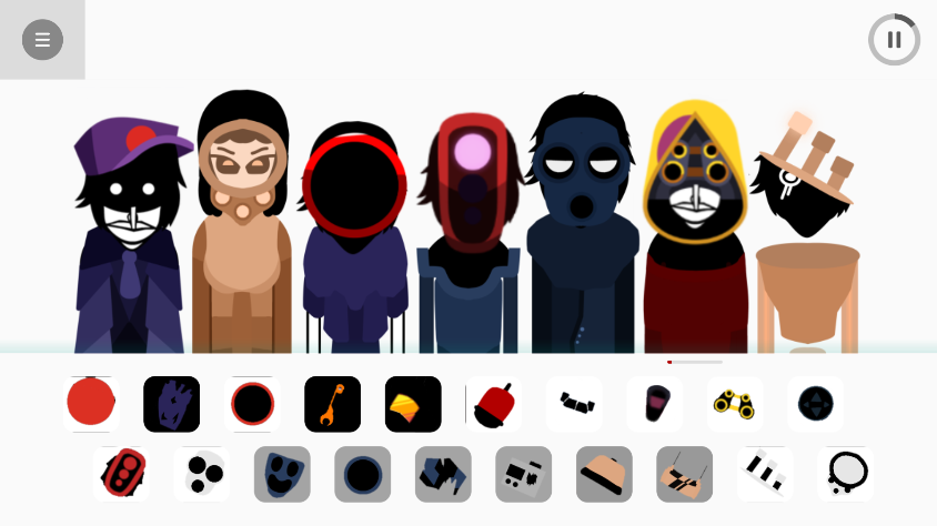 节奏盒子Divide模组演奏界面