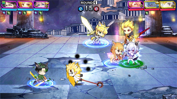 人气动漫大乱斗战斗场景