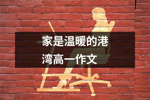 家是温暖的港湾高一作文