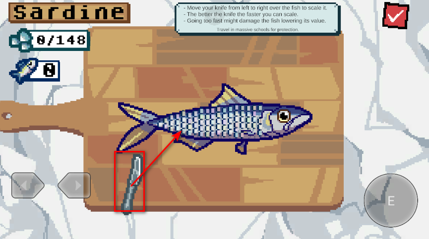 海上餐厅刮鱼鳞刮鱼鳞操作界面