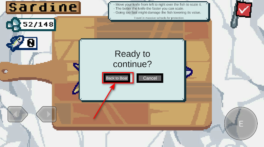 海上餐厅刮鱼鳞甲板界面