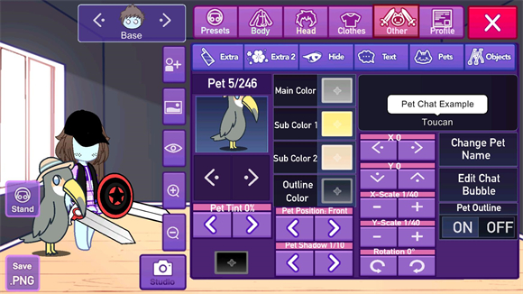 加查星云宠物选择界面