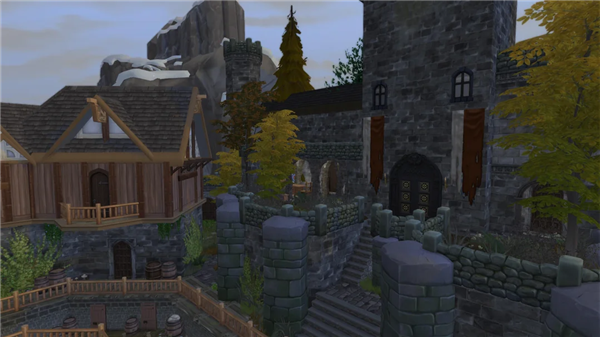 玩家耗时一年：在《模拟人生4》中还原《上古卷轴5》知名城市！