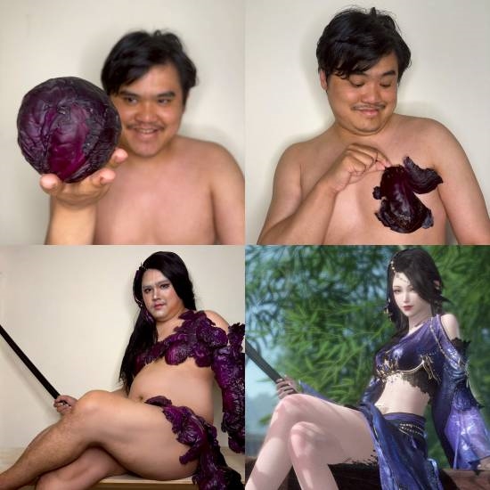 低成本小哥COS《逆水寒手游》九灵