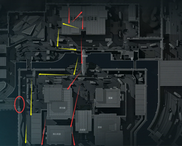 中控区域路线规划图