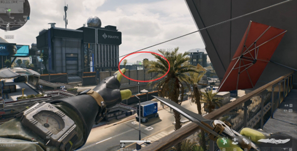 西侧通道观察点位