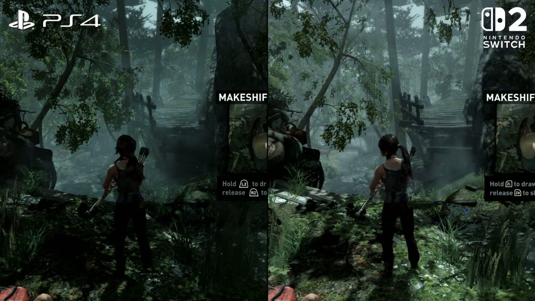 《古墓丽影9》NS2版画面大缩水 甚至不如PS3原版