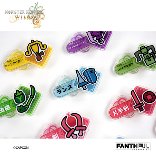 FANTHFUL出品 《怪物猎人荒野》官方正版授权系列周边第一弹