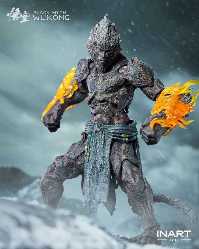 昆仑顶上柱擎天！《黑神话：悟空》石猿手办即将开订