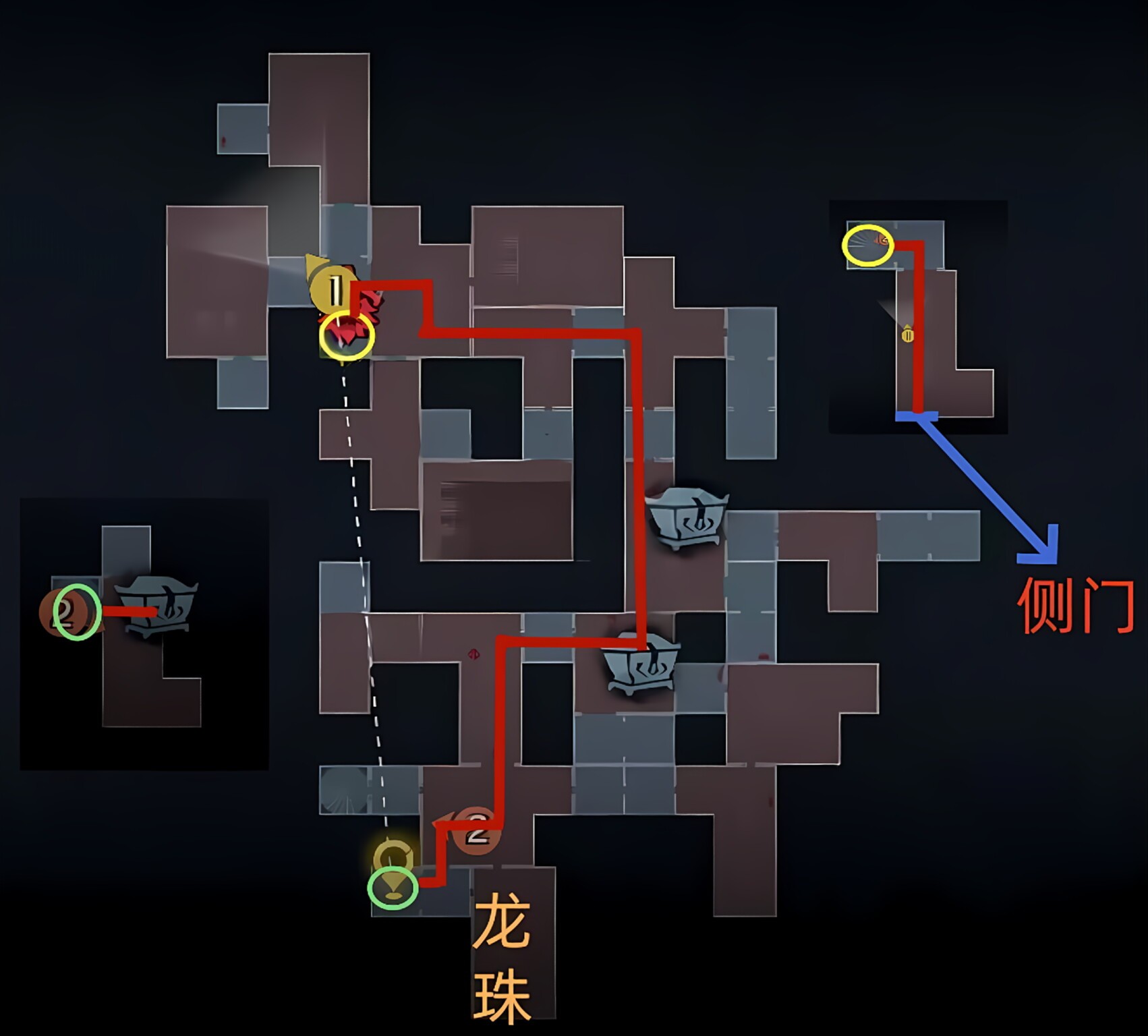 超自然行动组精绝古城困难┗型全地图小抄