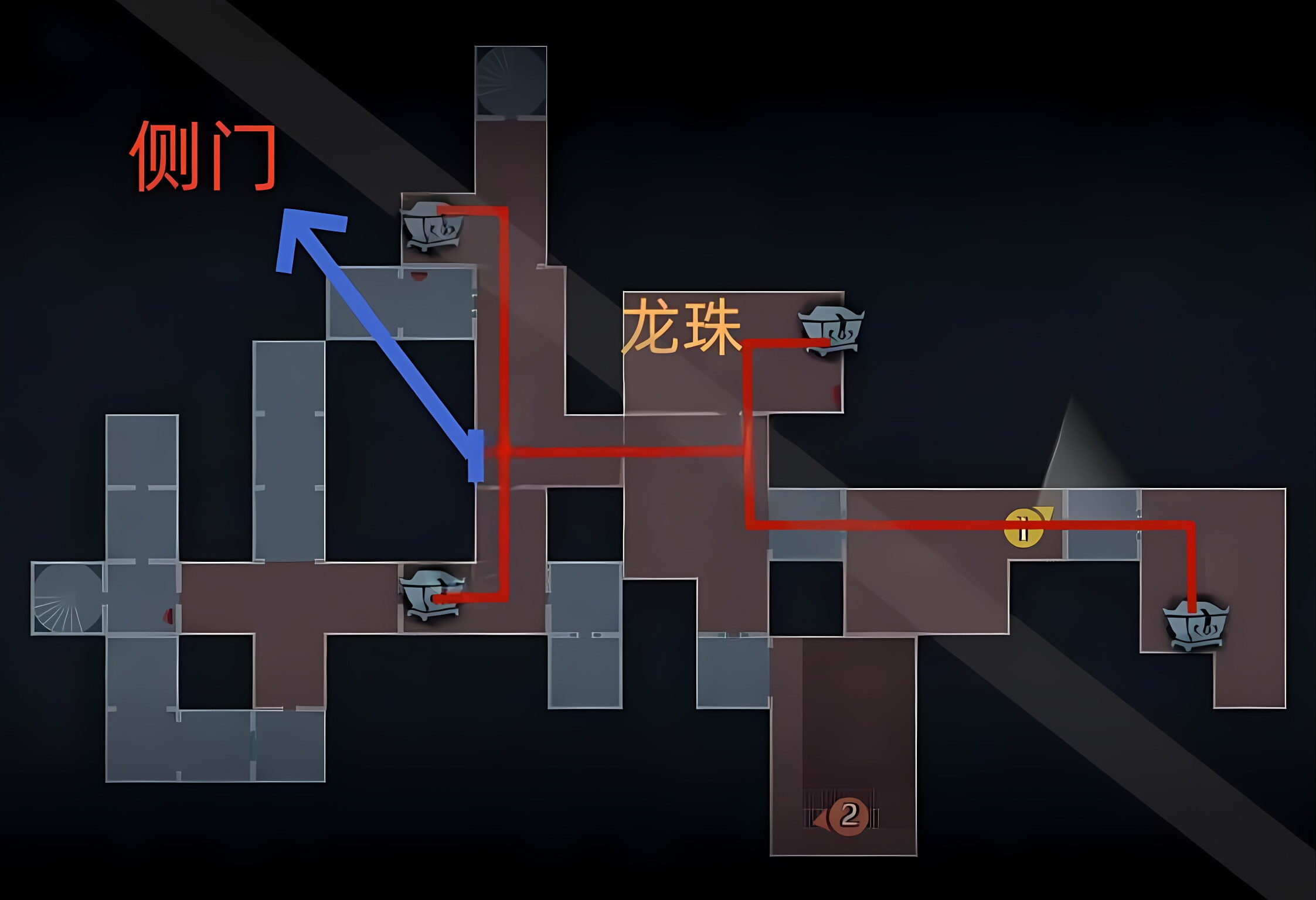 超自然行动组精绝古城困难┗型全地图小抄