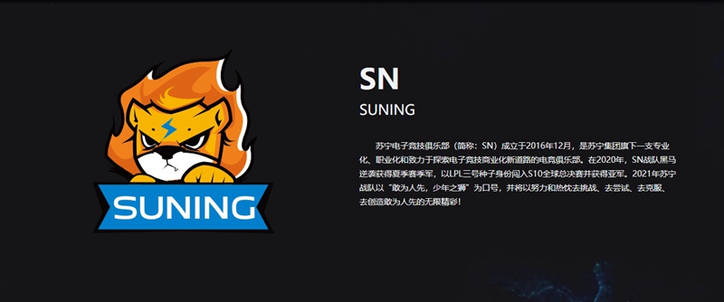 SN战队LPL夏季赛名单