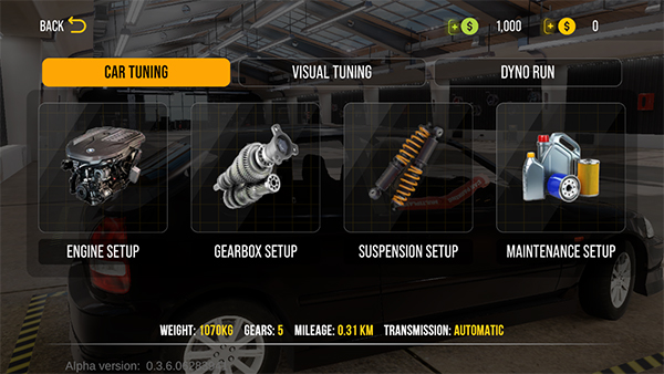 手动挡停车场2车辆改装界面