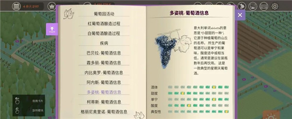 多姿桃葡萄酒数据