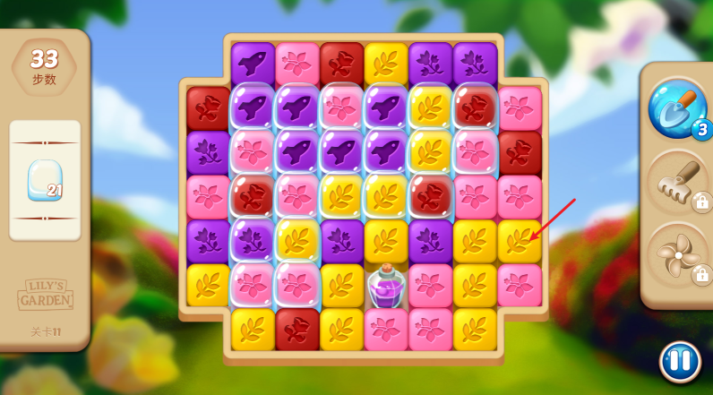 莉莉的花园消除玩法展示