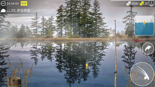 我的钓鱼世界钓点选择界面