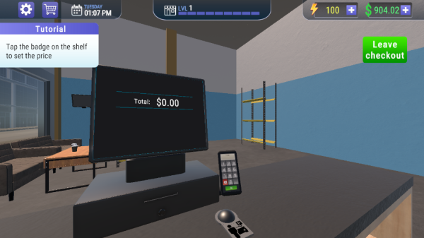 汽修店模拟器收银界面