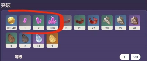 原神裁叶萃光突破材料一览