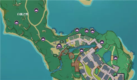 原神绯樱绣球采集位置一览