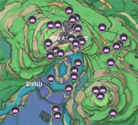 原神绯樱绣球采集位置一览