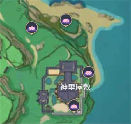 原神绯樱绣球采集位置一览