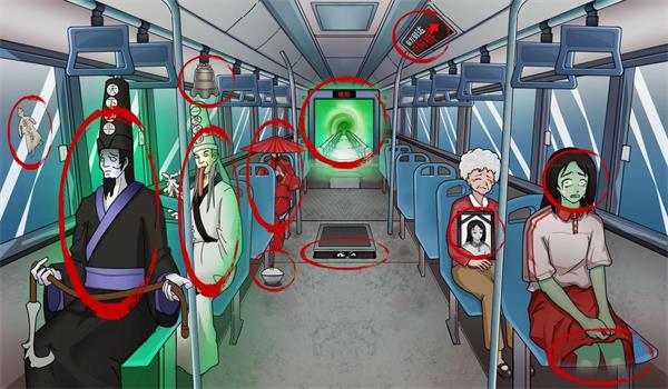 汉字达人诡异公交车怎么过
