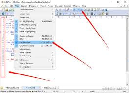 EditPlus如何显示行号-EditPlus怎样才能显示行号