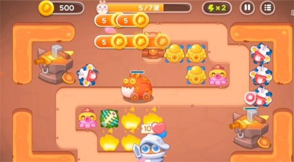 保卫萝卜4饿龙传说第14关攻略详解