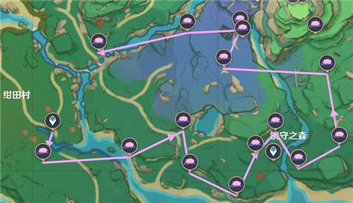 原神绯樱绣球采集路线一览2023