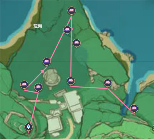 原神绯樱绣球采集路线一览2023
