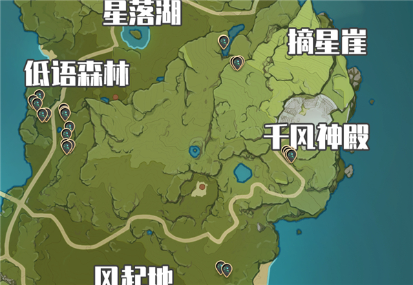 原神小灯草位置一览