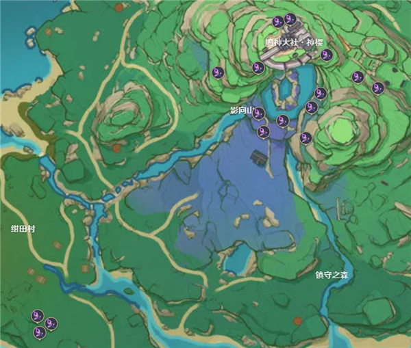 原神鸣草采集位置一览