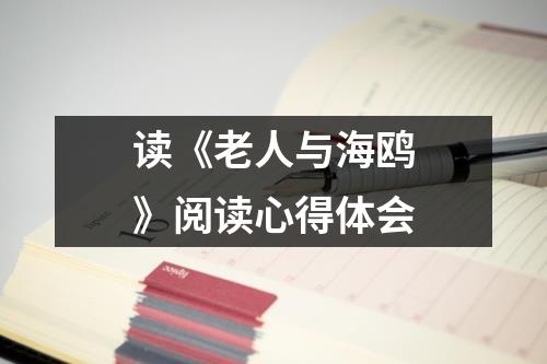 读《老人与海鸥》阅读心得体会