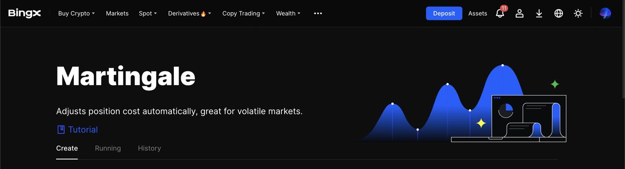 1. BingX 网格交易和马丁格尔机器人_图2