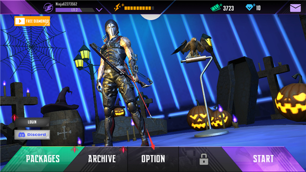 忍者信条3D游戏设置界面