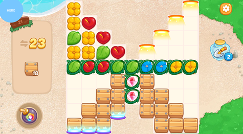 花儿爱消除第21关游戏截图