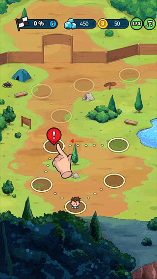 口袋妖怪世界地图导航界面