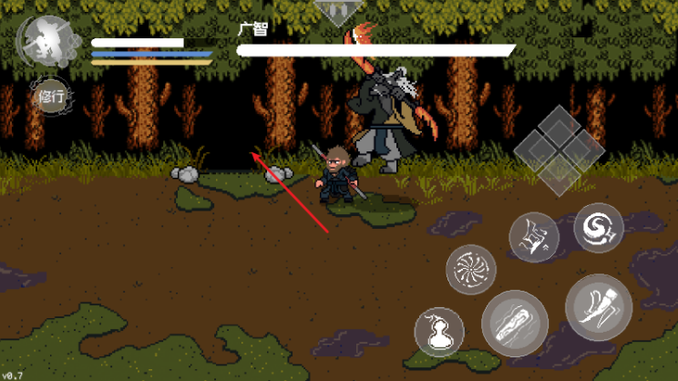 黑神话像素版广智BOSS战