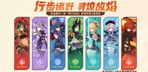 原神5.0自选常驻五星角色哪个最保值-原神5.0自选五星角色选择建议分享